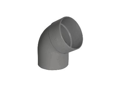 Koleno O 50/60 PVC LP