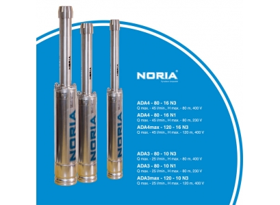 ADA4-80-16 N1, dlžka kábla 40m, Ponorné čerpadlo, 230V NEREZ