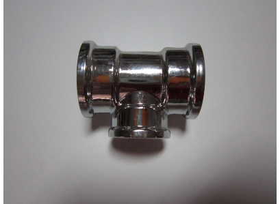 T-kus redukovaný chróm 3/4"x1/2"