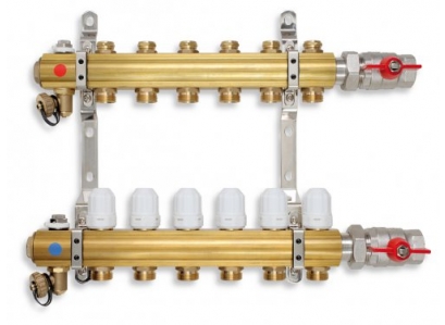 Rozdeľovač RZ-6 komplet + termoven.1x3/4