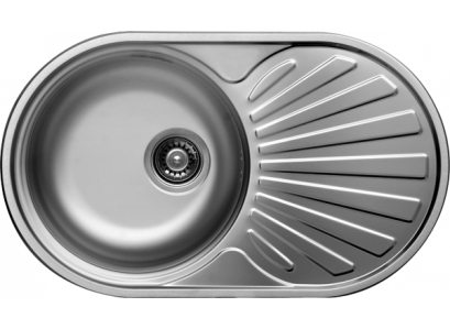 Nerezový drez RONDO EC 165 ovál