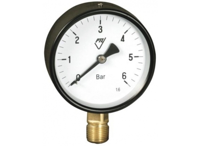 MANOMETER 0-16 1/4" SPODNY pr.63