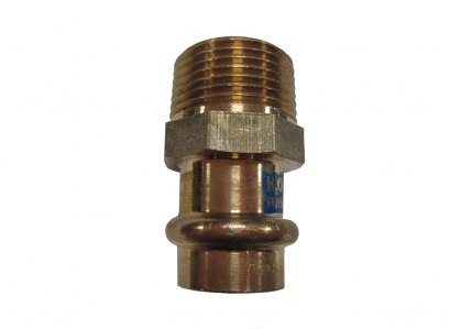CU Prechod meď voda-plyn 18x1/2" ZV LISOVACÍ 8243