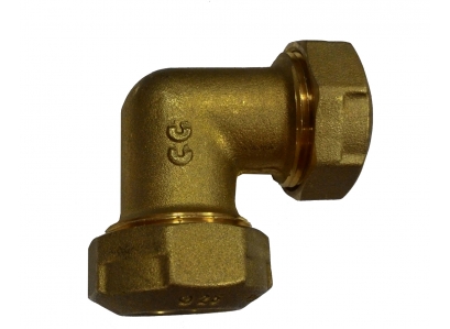 PE Koleno MOSADZ 20x20