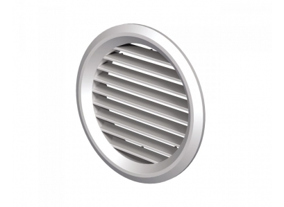 Mriežka kruhová s nást.125 biela  VENTS