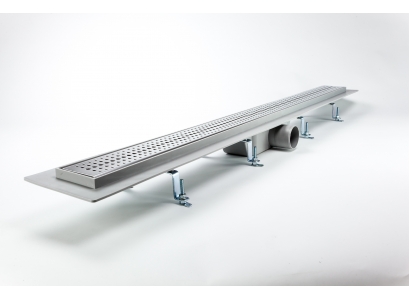STYRON spr.žľab+rošt 100cm nerez BASIC