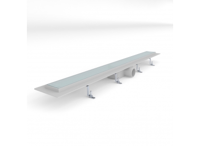 STYRON spr.žľab+rošt 70cm nerez KLASIK