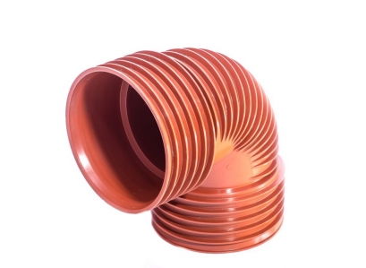 Koleno Korugované 400/90°
