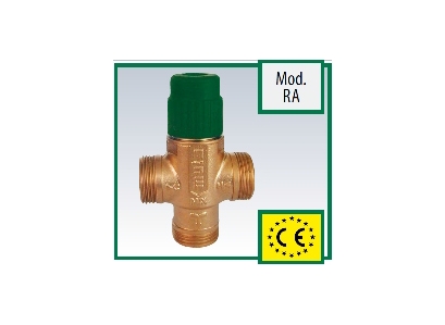 Termost.zmieš.ventil ZV SOLÁR RA 20-E 3/4" Kvs 1,7 30-60°C